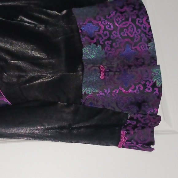 NWT XinShanMingHua - Blazer in Black & Purple - Picture 2 of 11